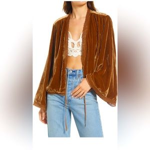 Free People Velvet Jacket